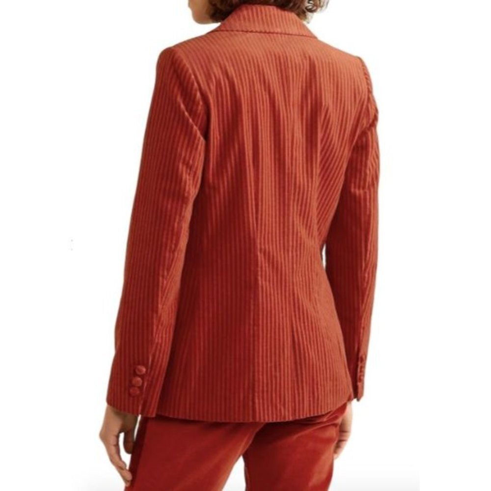 NWOT FRAME Women's Striped Corduroy Blazer - Picture 3 of 8